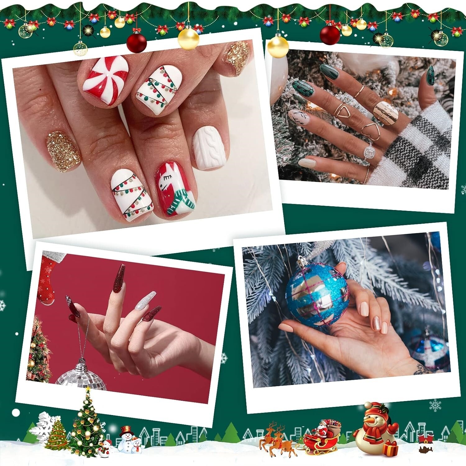 Kit De Unas Acrilicas Completo Manicura Uñas De Colores Una Postizas Uñas Acríli