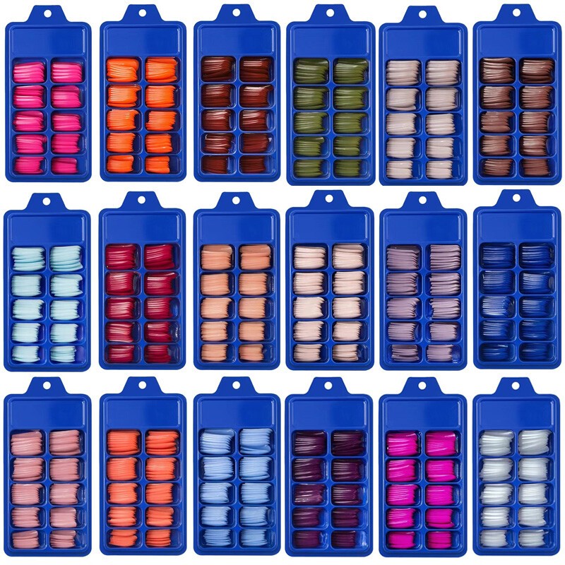 240/100X Long/Short Ballerina False NailTips Acrylic Coffin Full Cover FakeNail