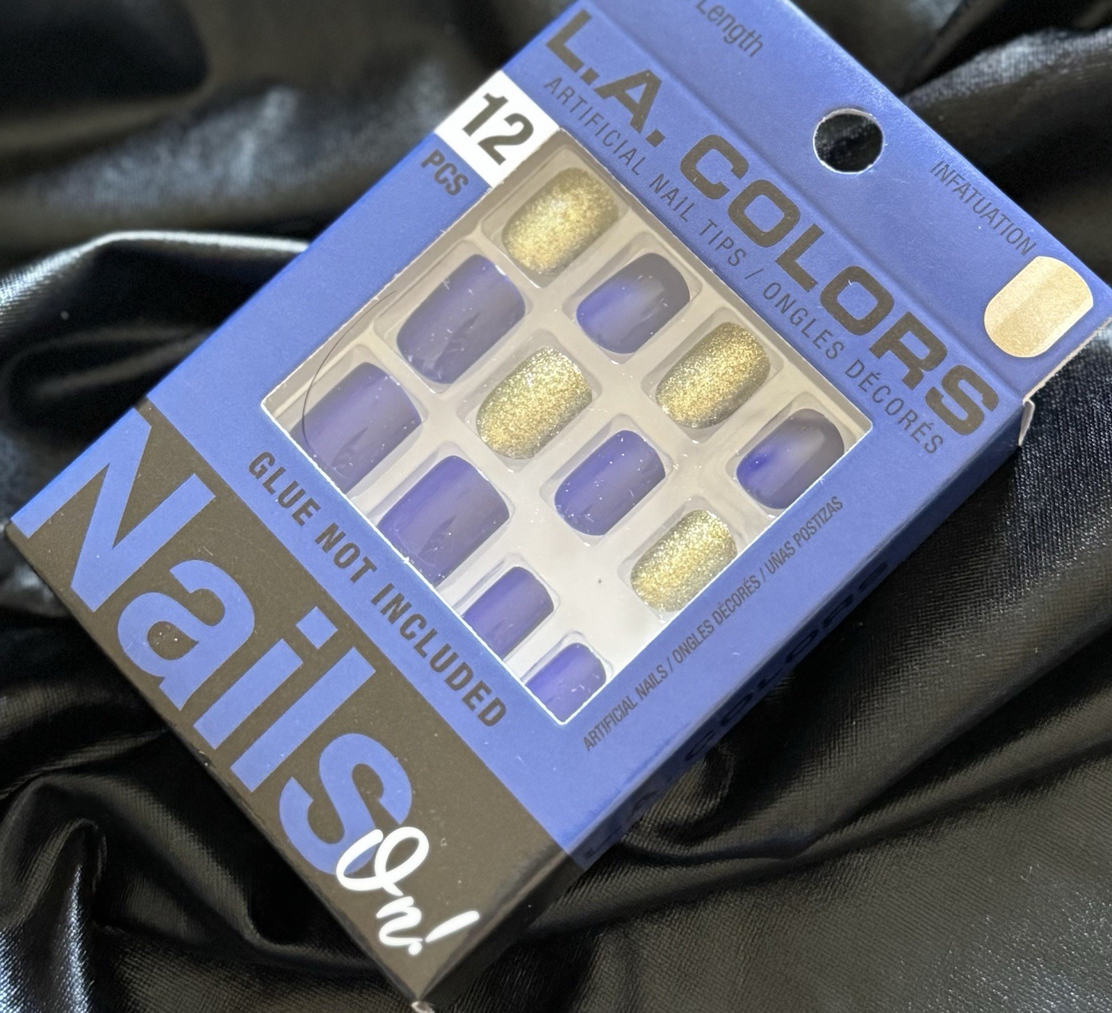 L.A. Colors Press On Nail Set Of 12~Includes Free Gifts With Purchase❣️
