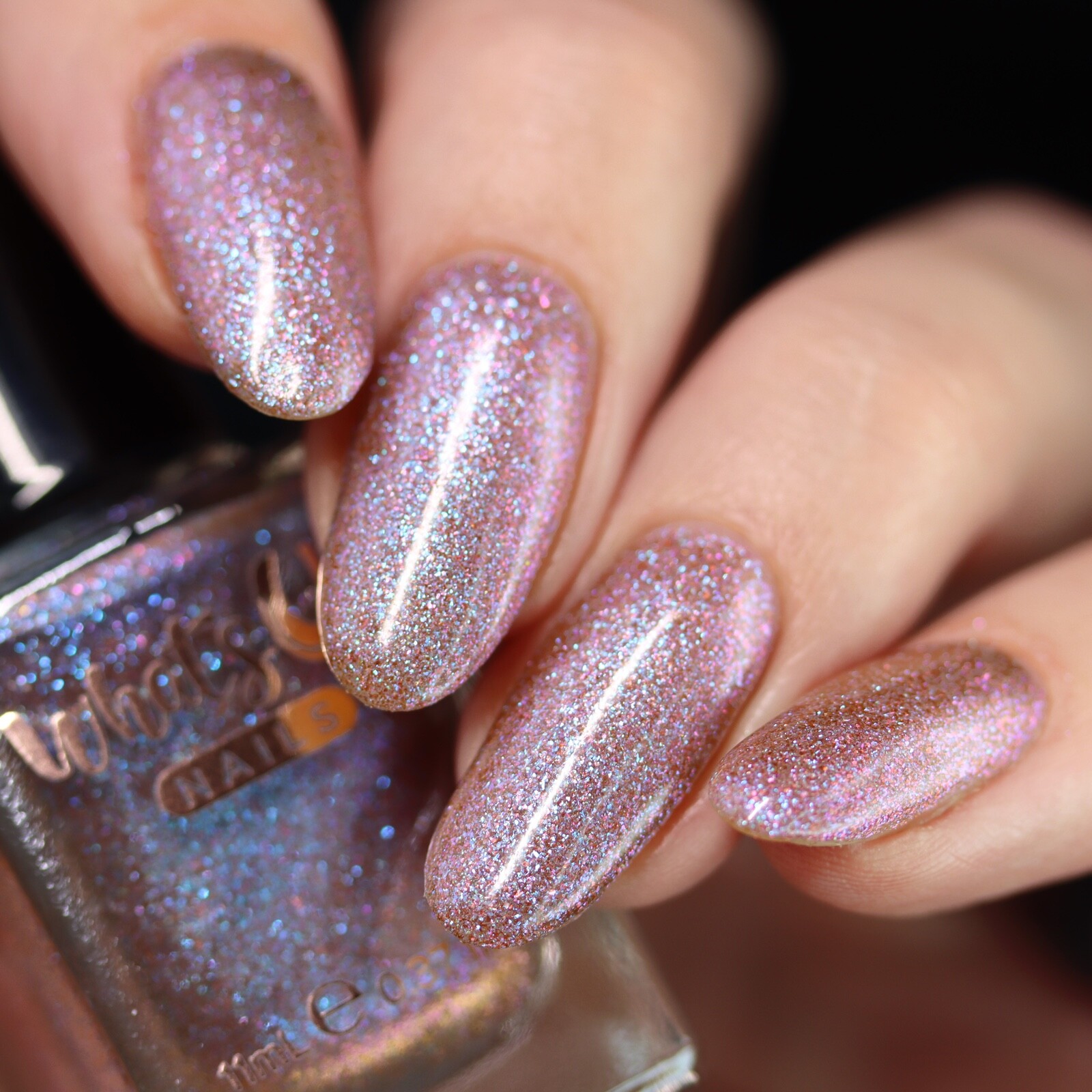 Crystal Nail Polish (Purple Base Blue to Pink Duochrome Shimmer) for Nail Art