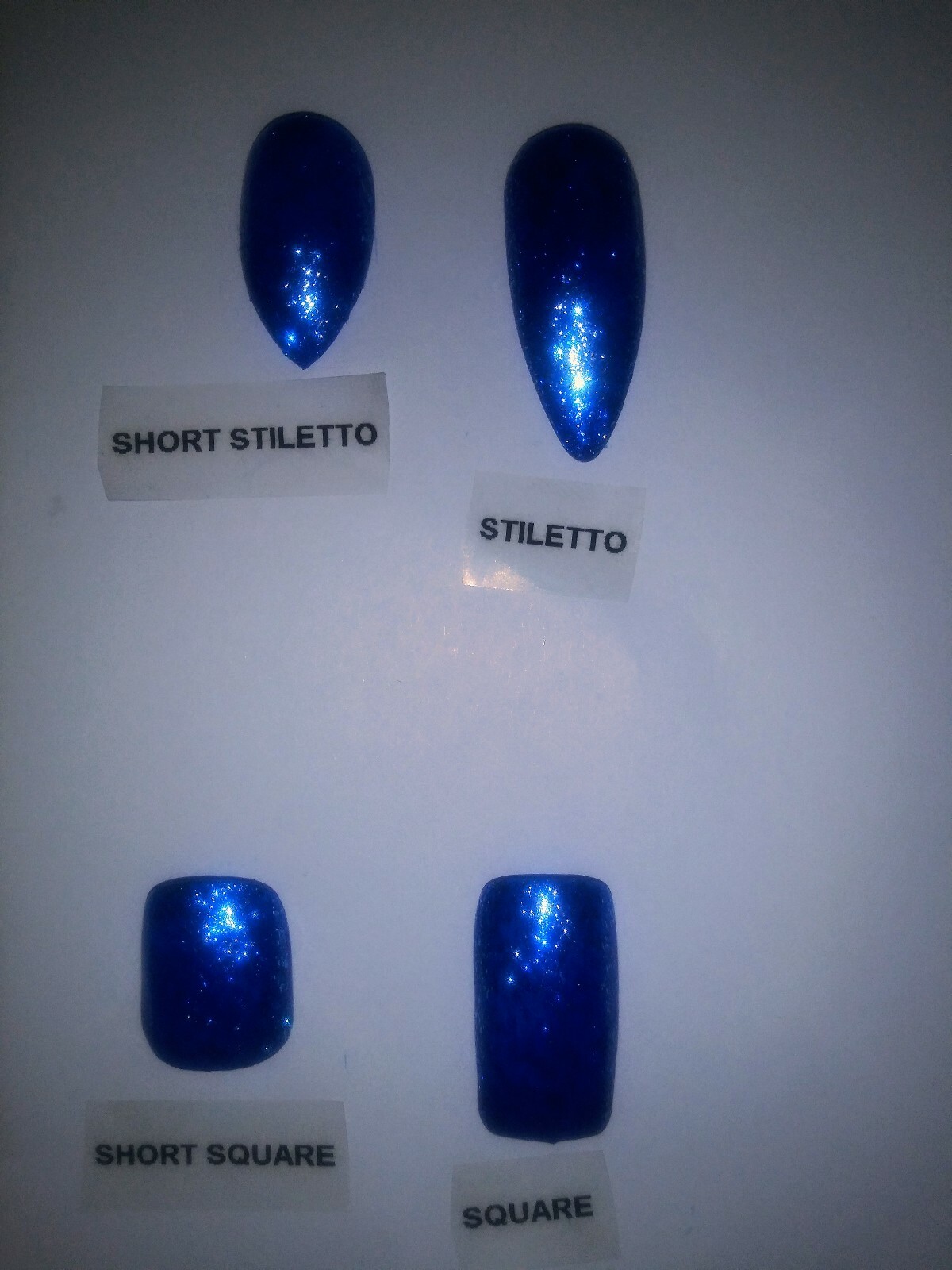 Neon pink Bling Nails-diamond- Gel Full Set ballerina press on nails Any Shape