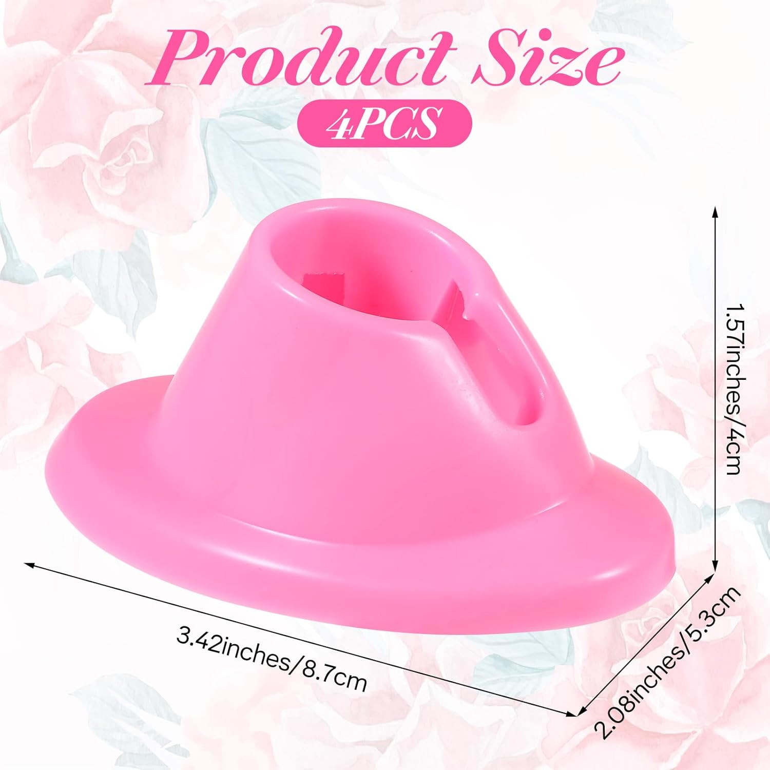 4PCS Soft Rubber Nail Polish Bottle Holder Stand Anti-Spill Manicure Tool