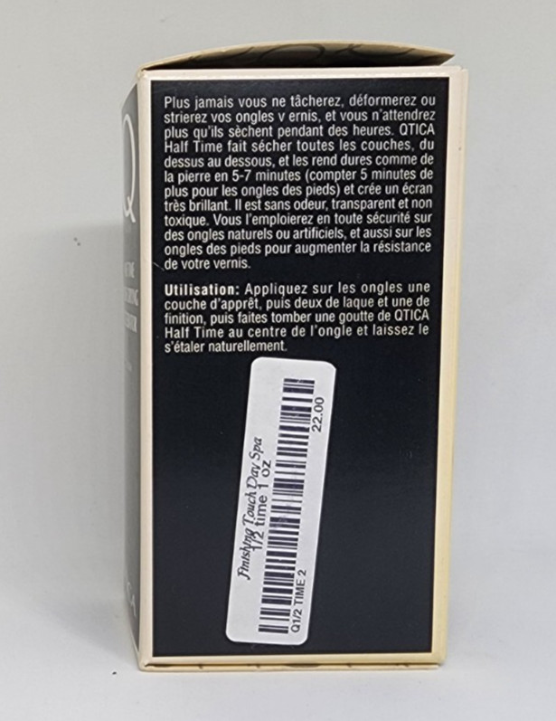 Qtica Half Time Polish Drying Accelerator 1 oz/28 ml fast Dry Nail Solution NEW