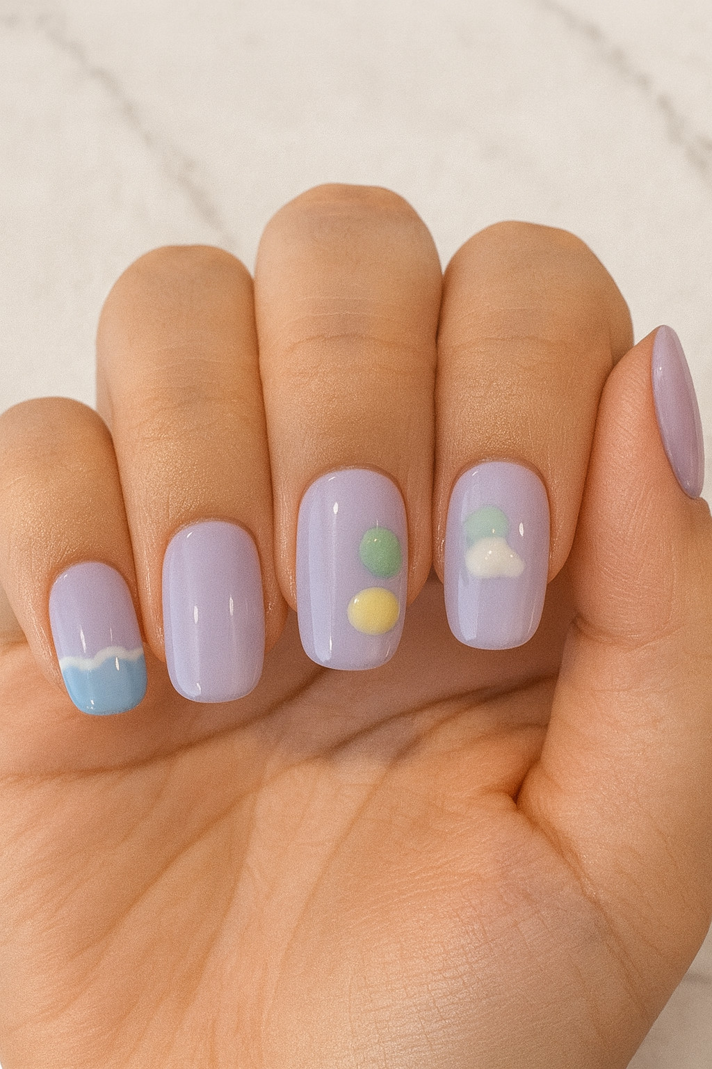 GREEN & PURPLE COLLECTION PRESS ON NAILS