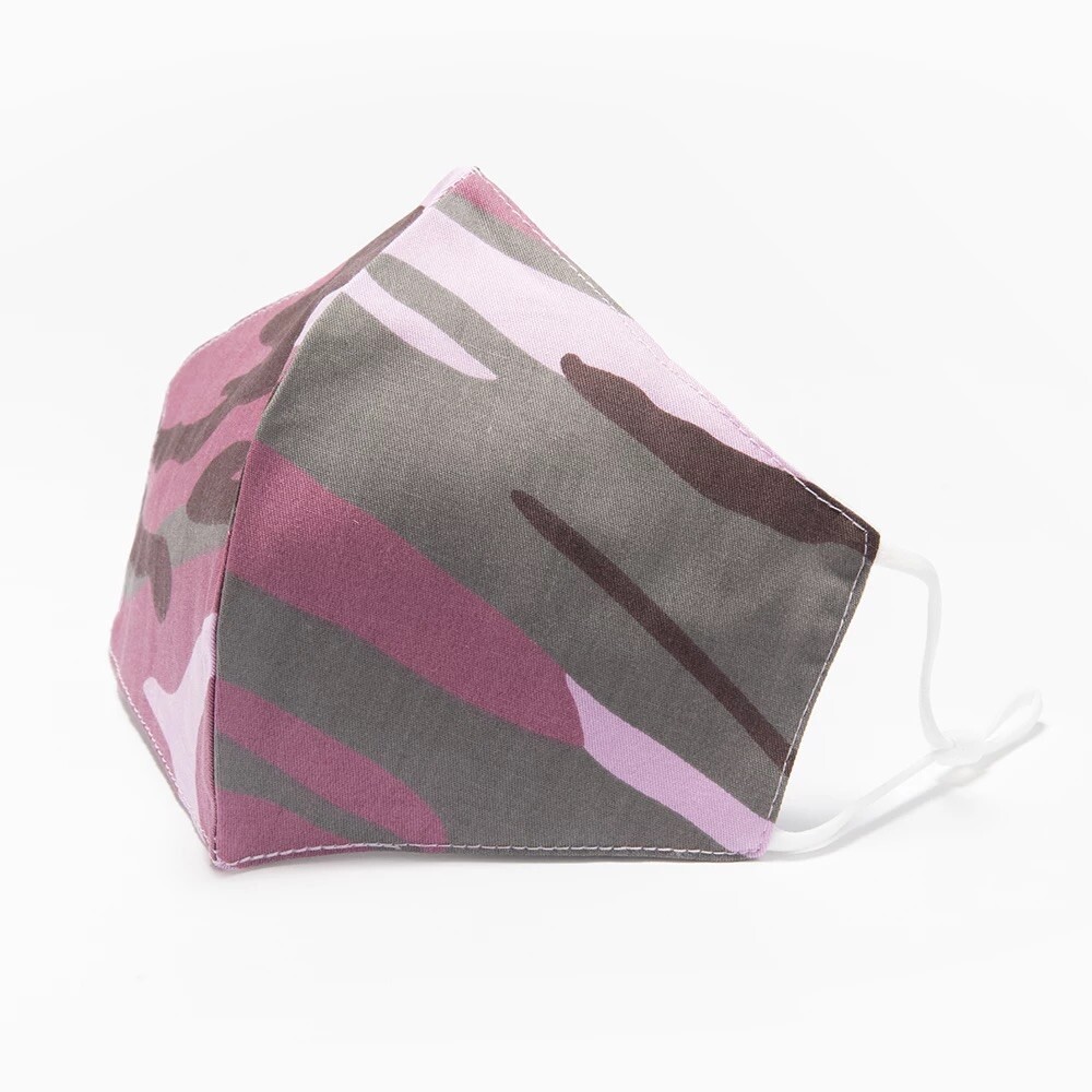 Face Mask 100% Cotton Camouflage Pink 413378