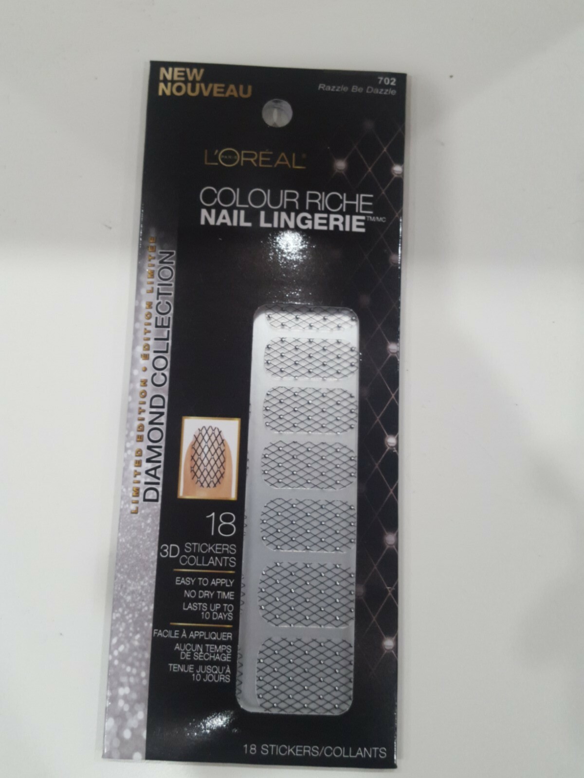L’OREAL COLOUR RICHE NAIL LINGERIE LIMITED EDITION RAZZLE DAZZLE (702) 18…