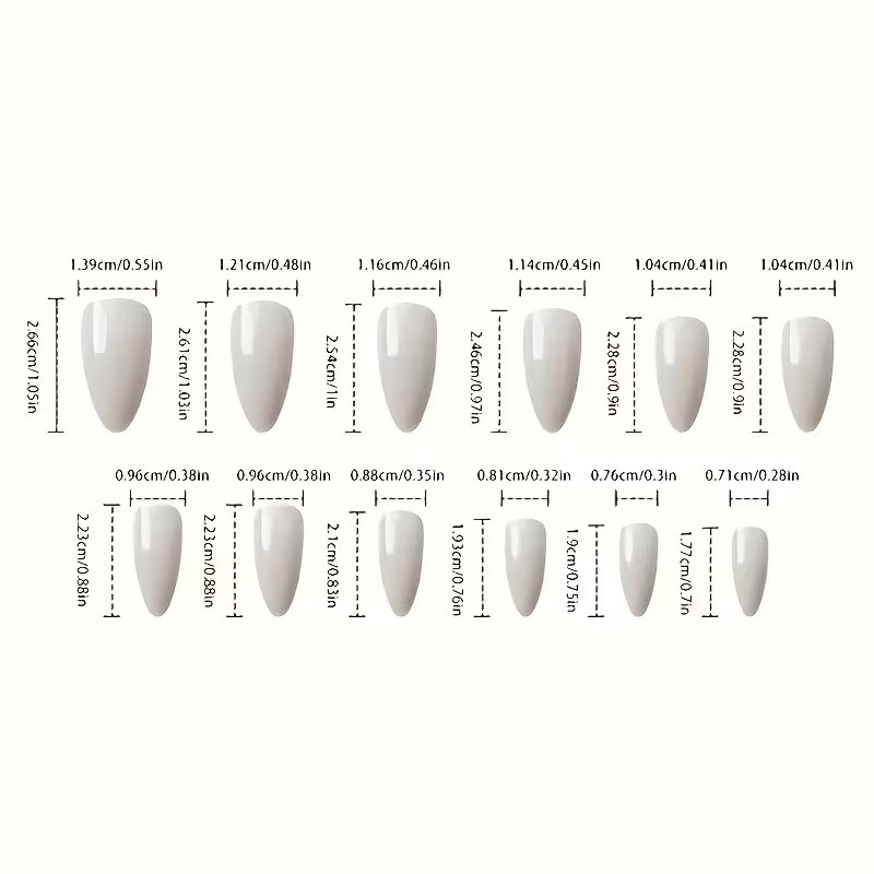 Square Shape Spring Bloom High-Quality Nail Art, 24pcs, Detachable