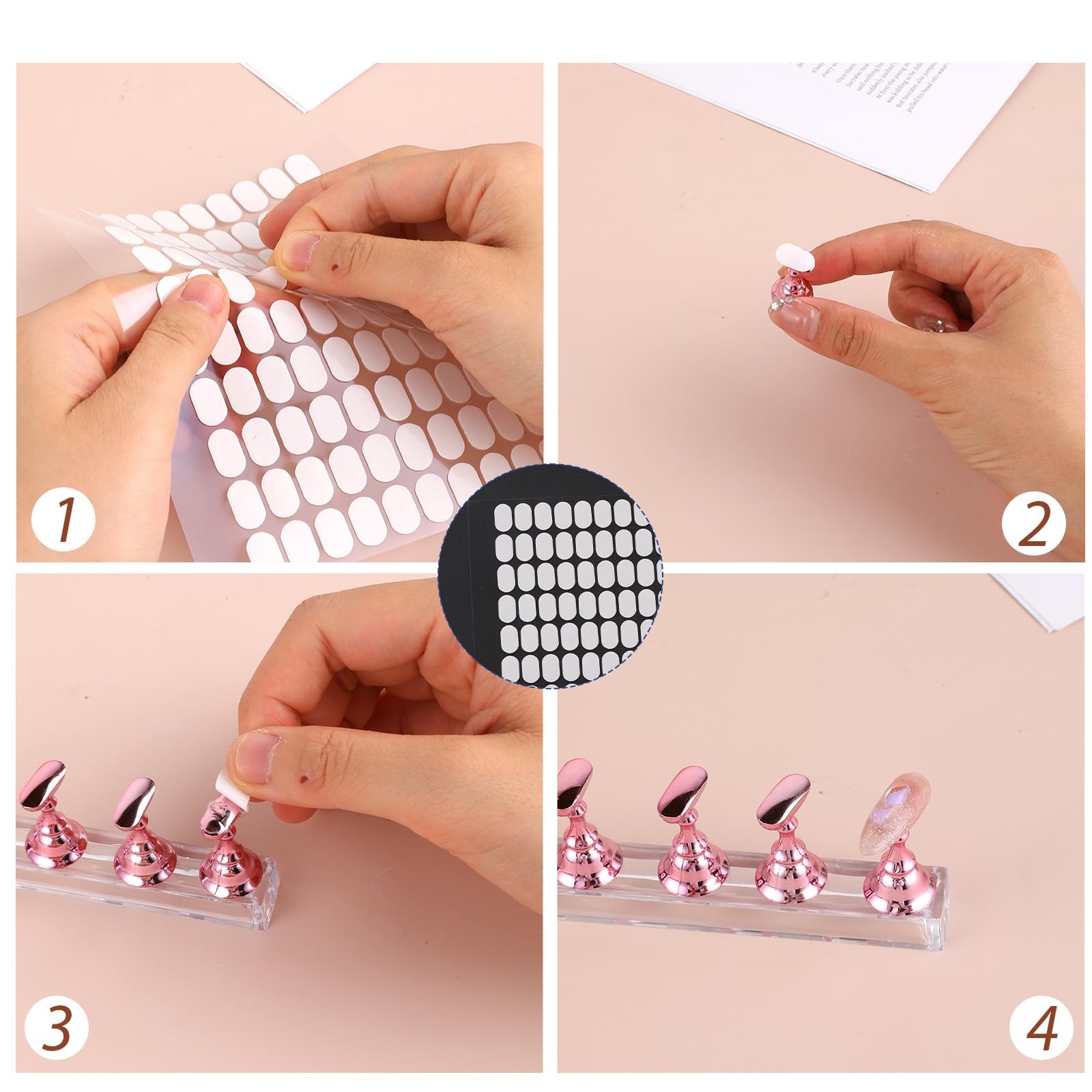 Nail Adhesive Tabs, Sticky Tab for Press On Nails, Waterproof Stickers