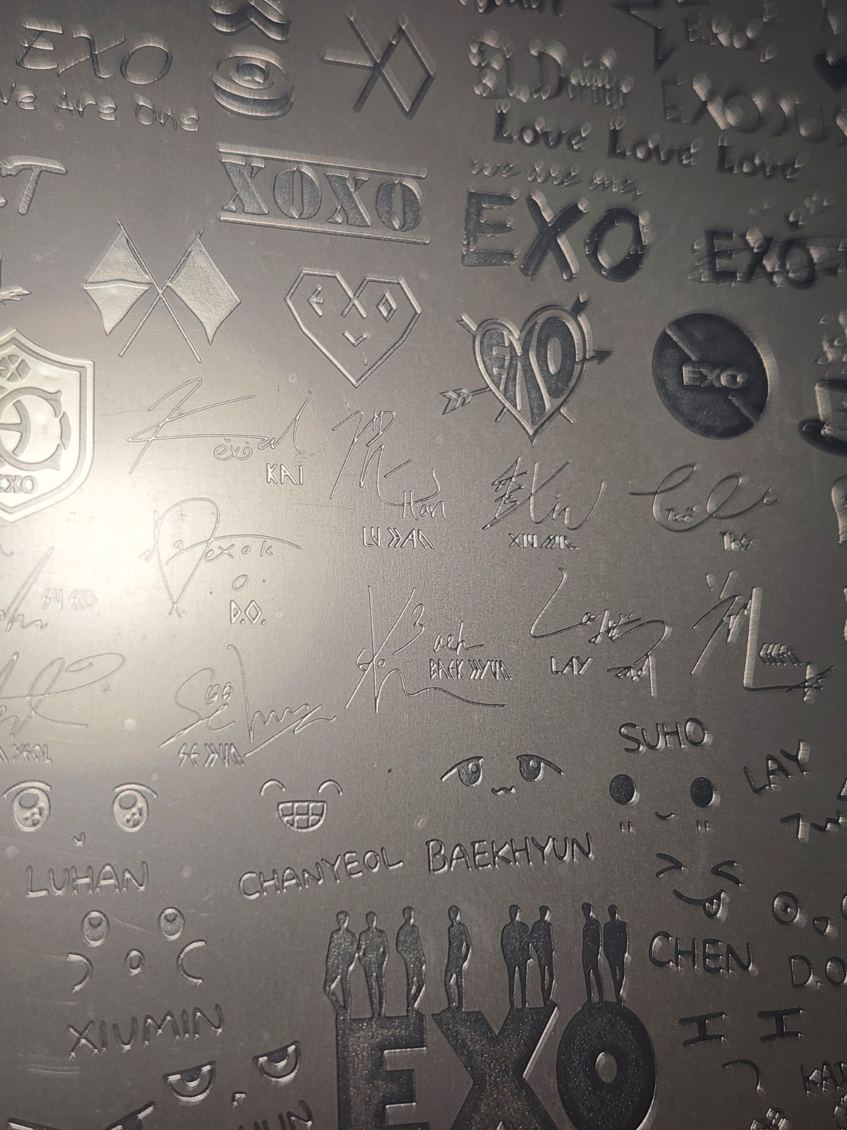 Nail Stamping Plate -K-Pop EXO UX-9061 – New