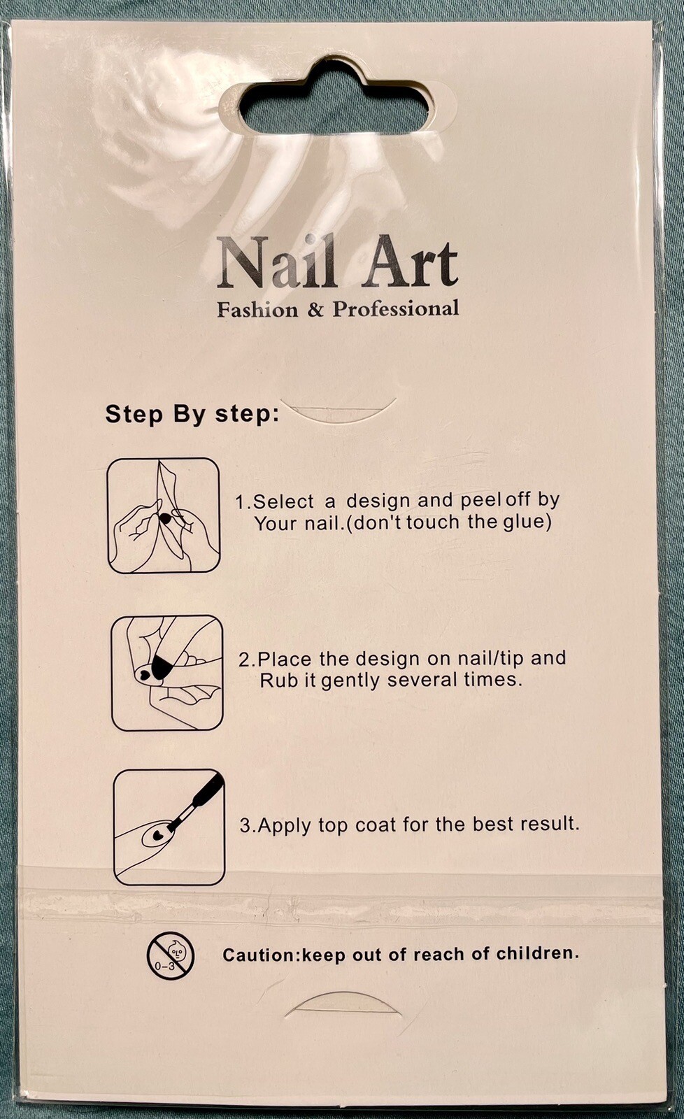 Nail Stickers Art Decal DIY Design 3D Waterproof Words Star Gems YM228