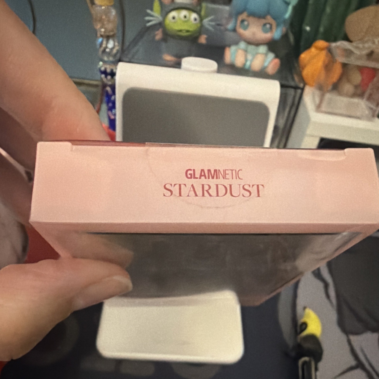 Glamnetic Stardust Medium Almond Press-On Nails Multicolor Sparkle Shiny NIB