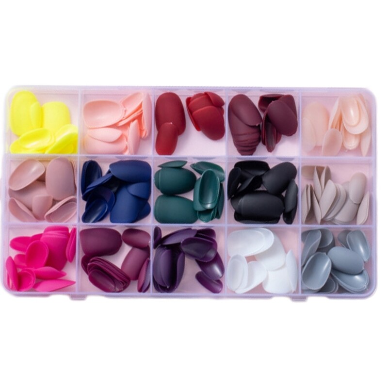 360Pcs Almond/Stilettos Fake Nails Tips Full Cover Falses Press on