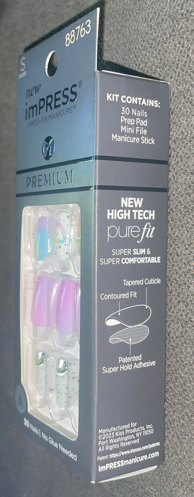 Kiss💅imPress Press-On Manicure Premium “Sweet Life” Short 30 Nails