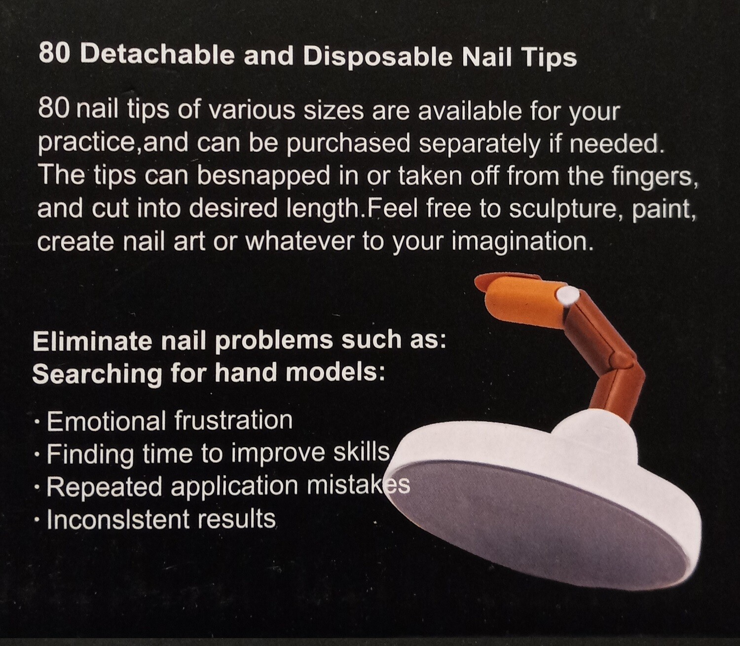 Nail Training Finger Kit ” Practice makes perfect “