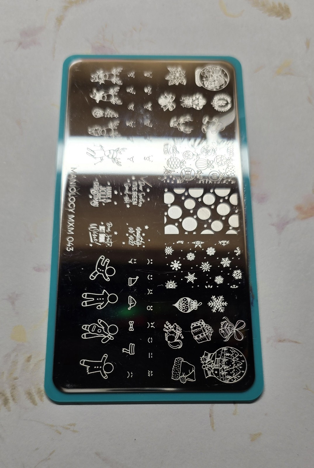 Maniology MXM043 Gingerbread Man Reindeer Thanksgiving Christmas Winter Nail