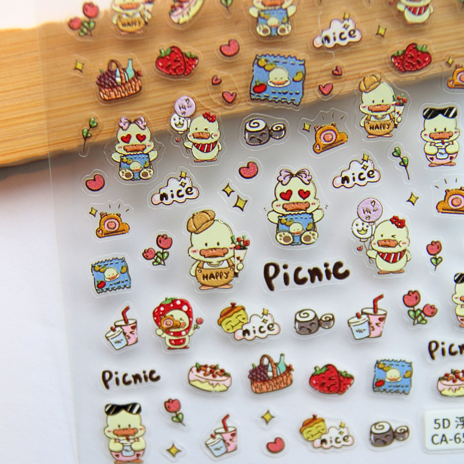Kids Fun Designs Nail Art Stickers Ages 3+ Kid-Friendly Self-Adhesive Decals