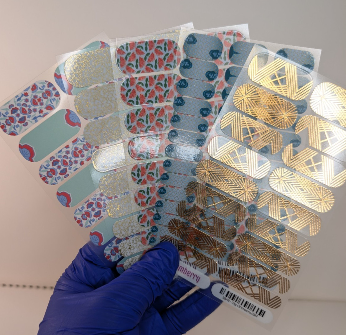 Jamberry Nail Wraps Full Sheets – Disney Aladdin Princess Jasmine – Lot of 10