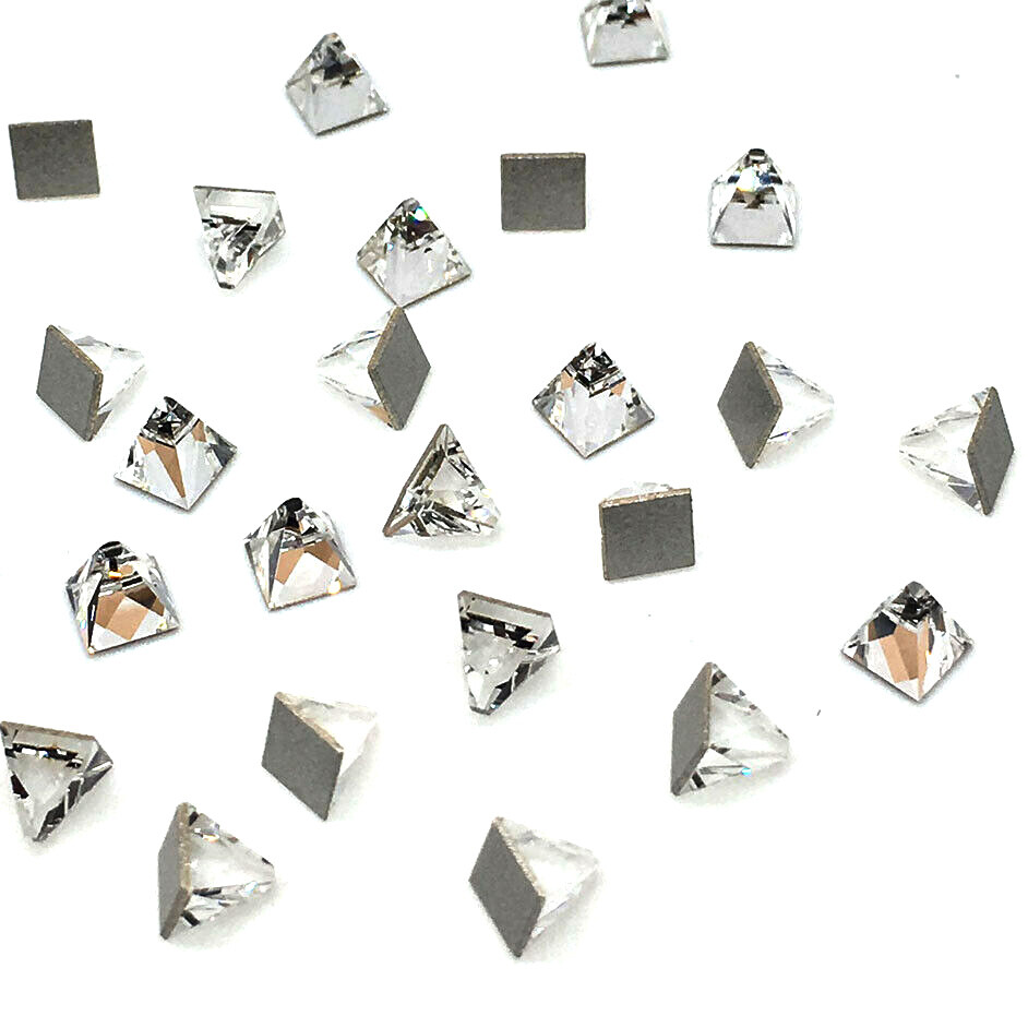 4mm AB Strass Nail Art Rhinestones Mini Triangles Colorful Stones Non Hotfix
