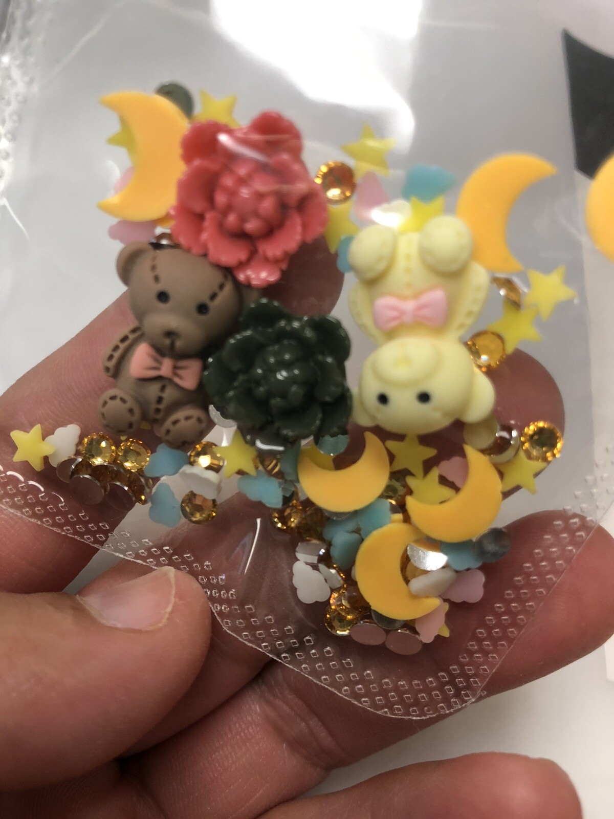 osos kawaii para decoracion de uñas