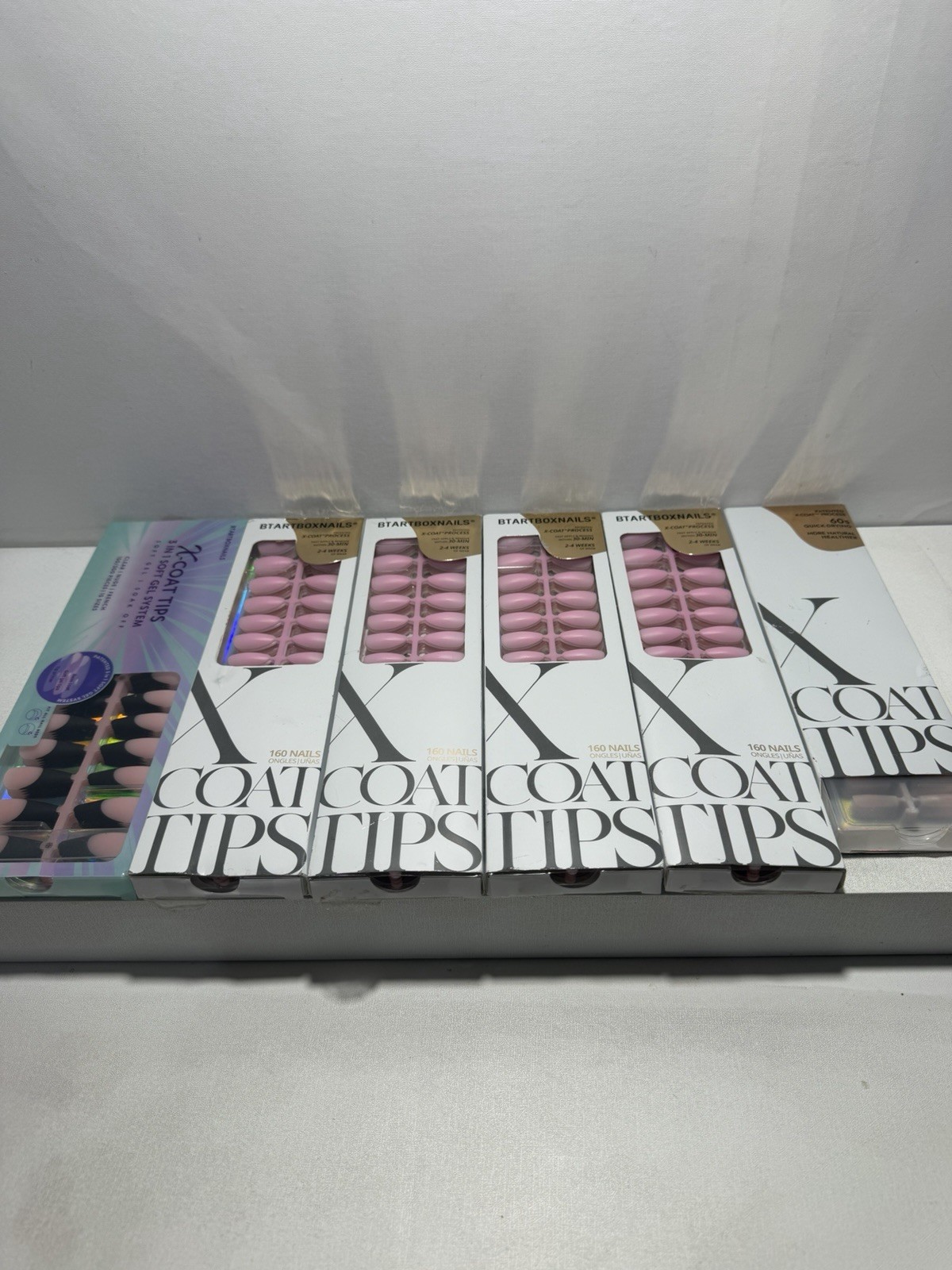 BTARTBOXNAILS X-Coat Tips Bundle All New Fast Ship