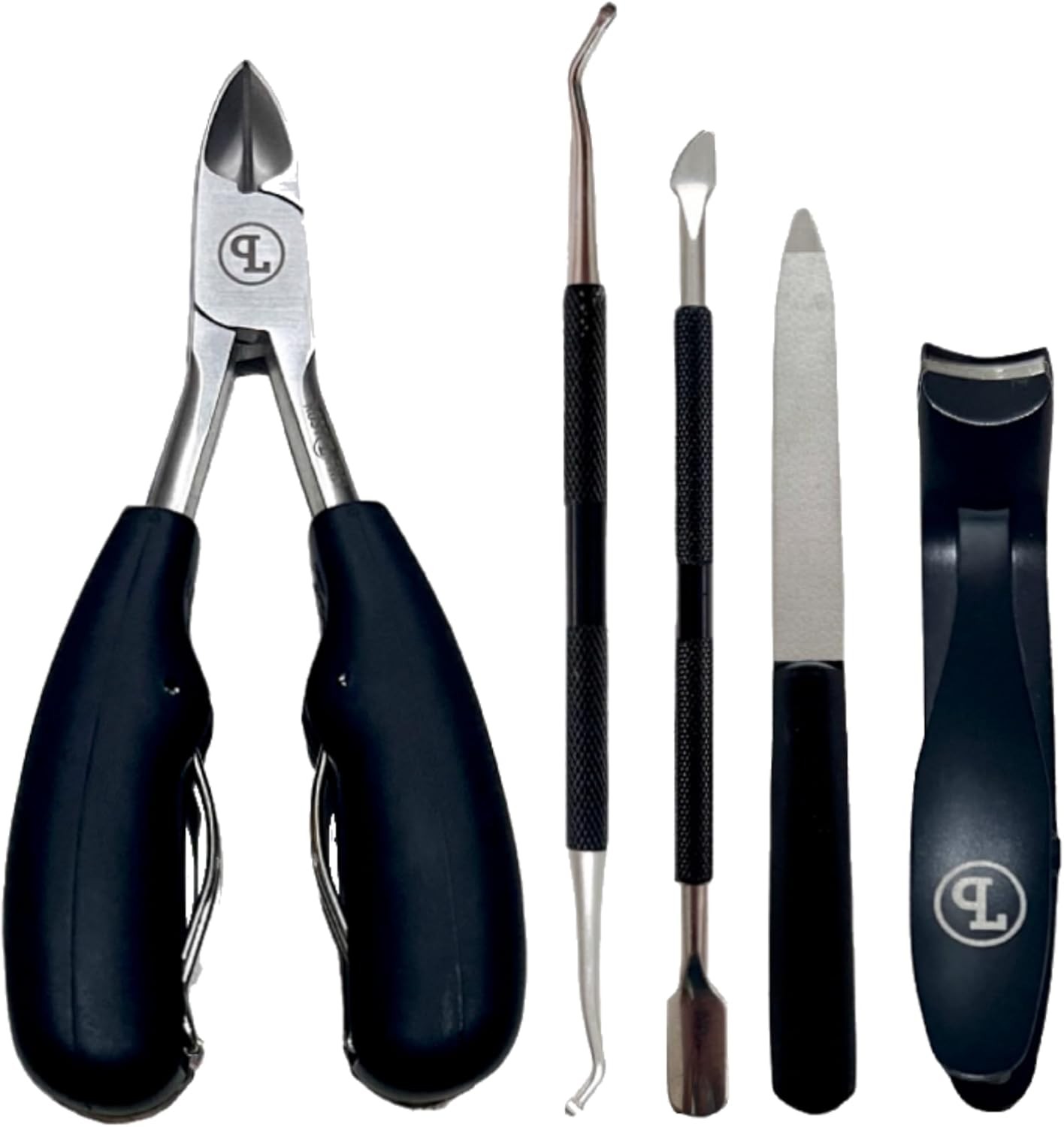 Nail Clipper Set for Thi Toenails – 5-Piece Profal Kit with Angled