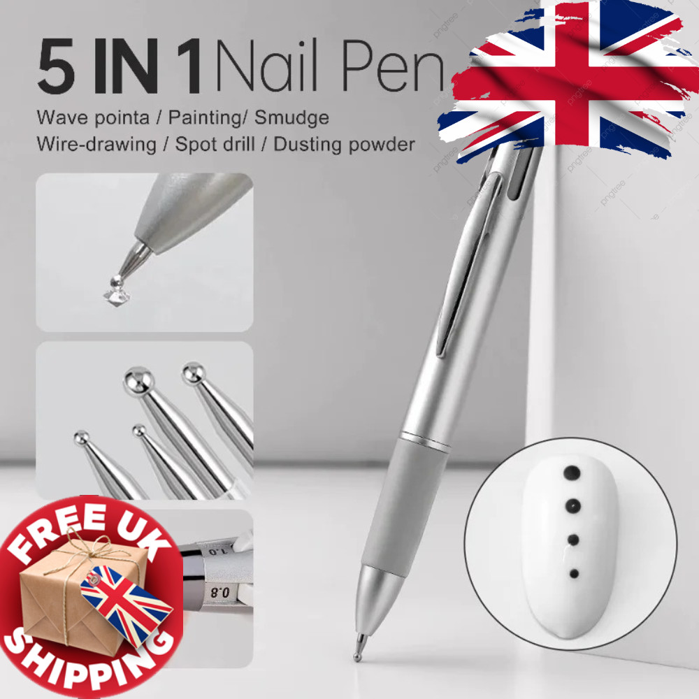 5-in-1 Nail Dotting Pen Tool