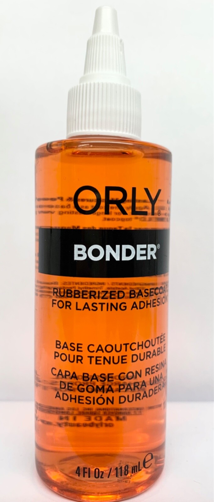 Orly Bonder Rubberized Basecoat 4oz (118mL) Refill size