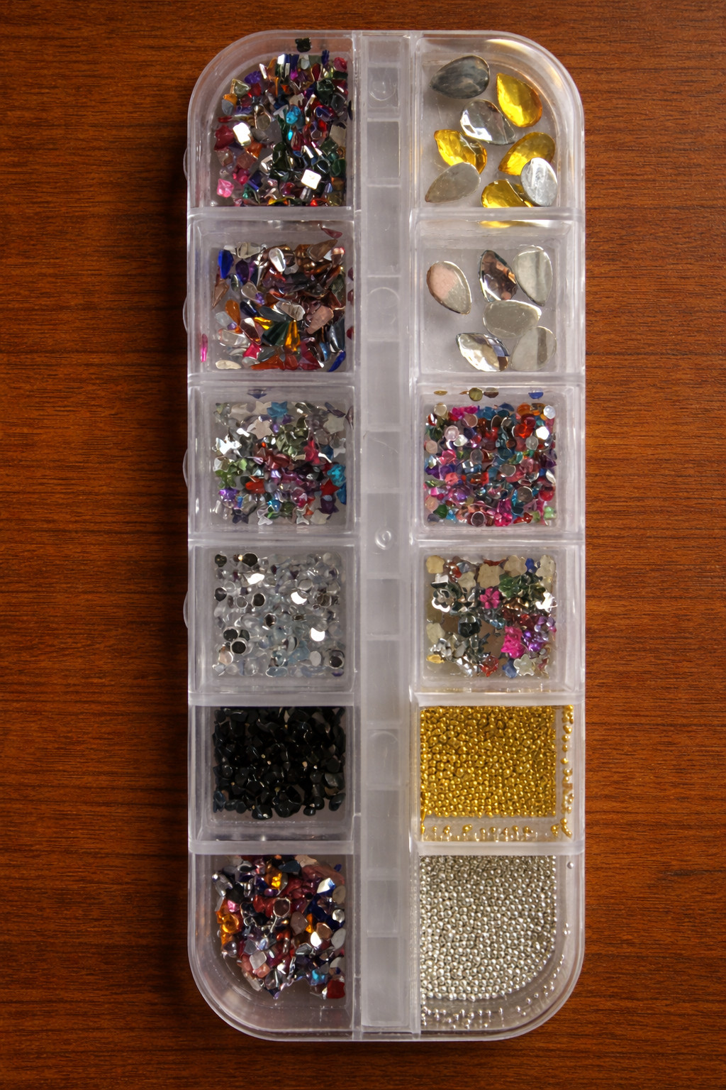 Nail Art Kit Rhinestones Charms Gems Beads Mixed DIY Craft Set Choose Style