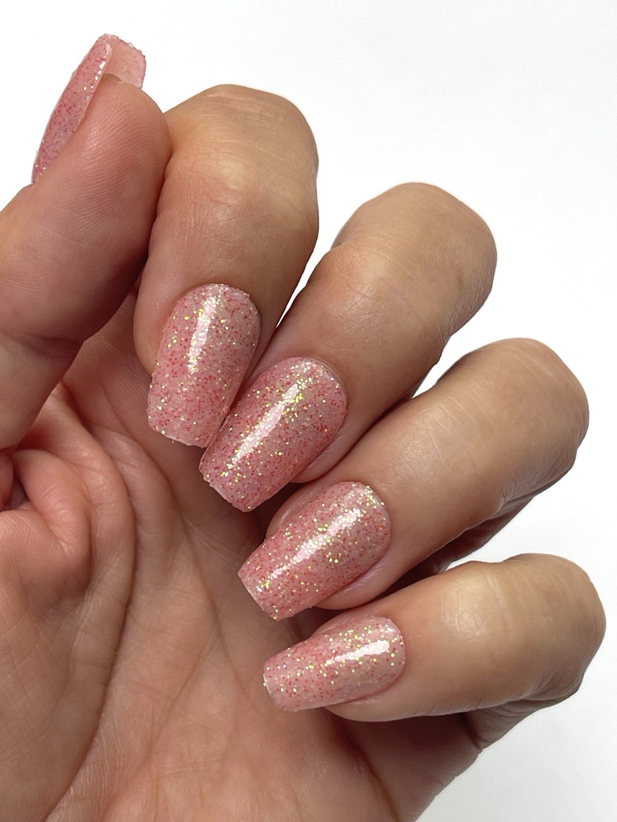 Red Aspen Press On Nails, Medium Coffin, Leilani’s Lessons in Commitment