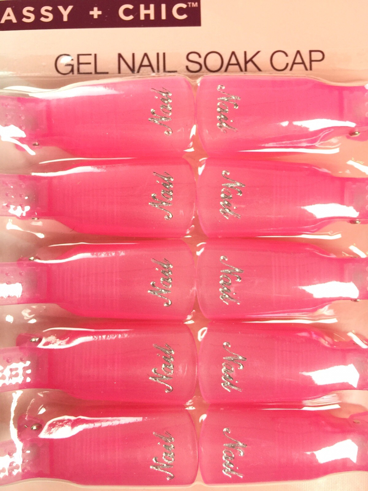 Gel Soak-Off Nail Caps For Manicure Pedicure Gently Remove Gel Glitter & Polish