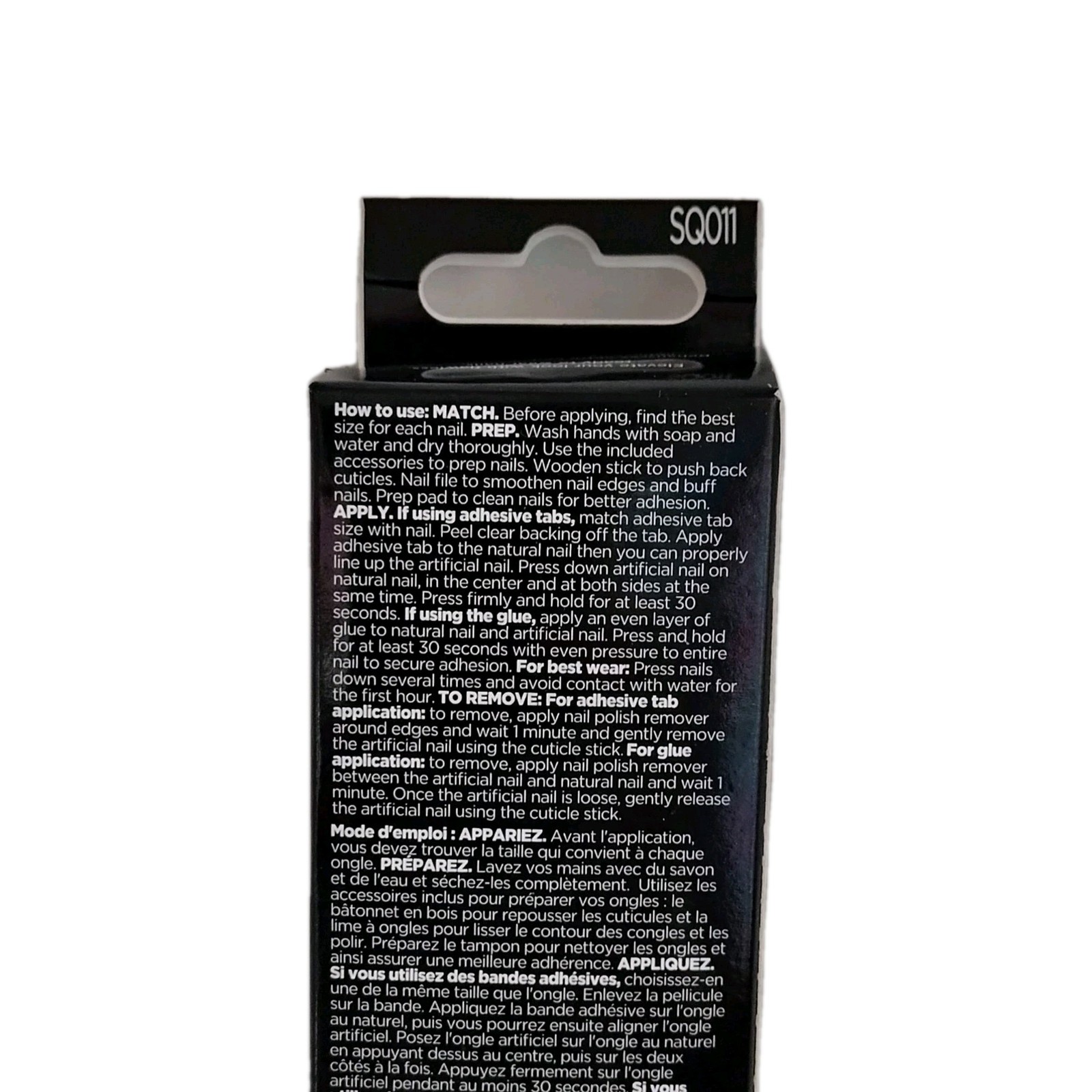 Sally Hansen SALON EFFECTS PERFECT MANICURE 24 SQUARE Press On Nails PINK CLAY