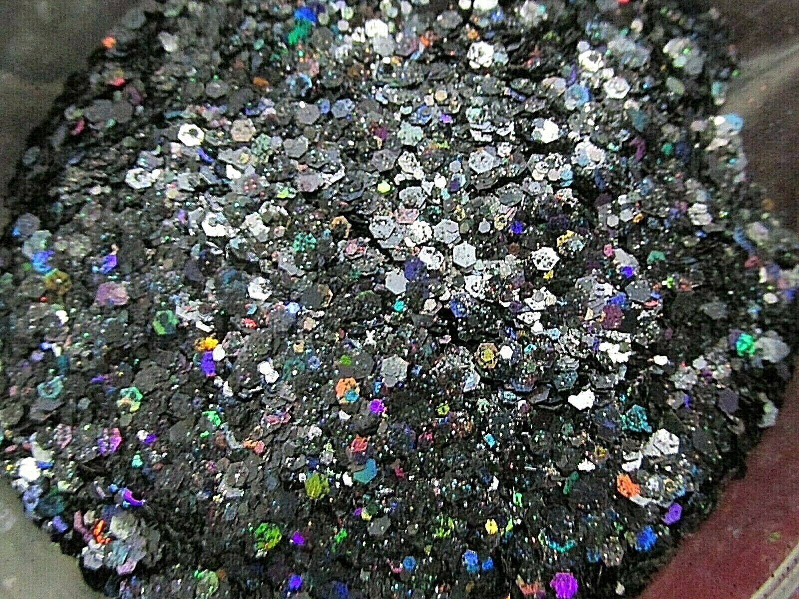 Holographic slushie glitter mixes