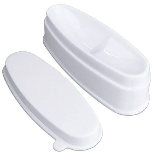 Beauticom French Dip Powder Tray Dipping Holder Container with Removable Lid