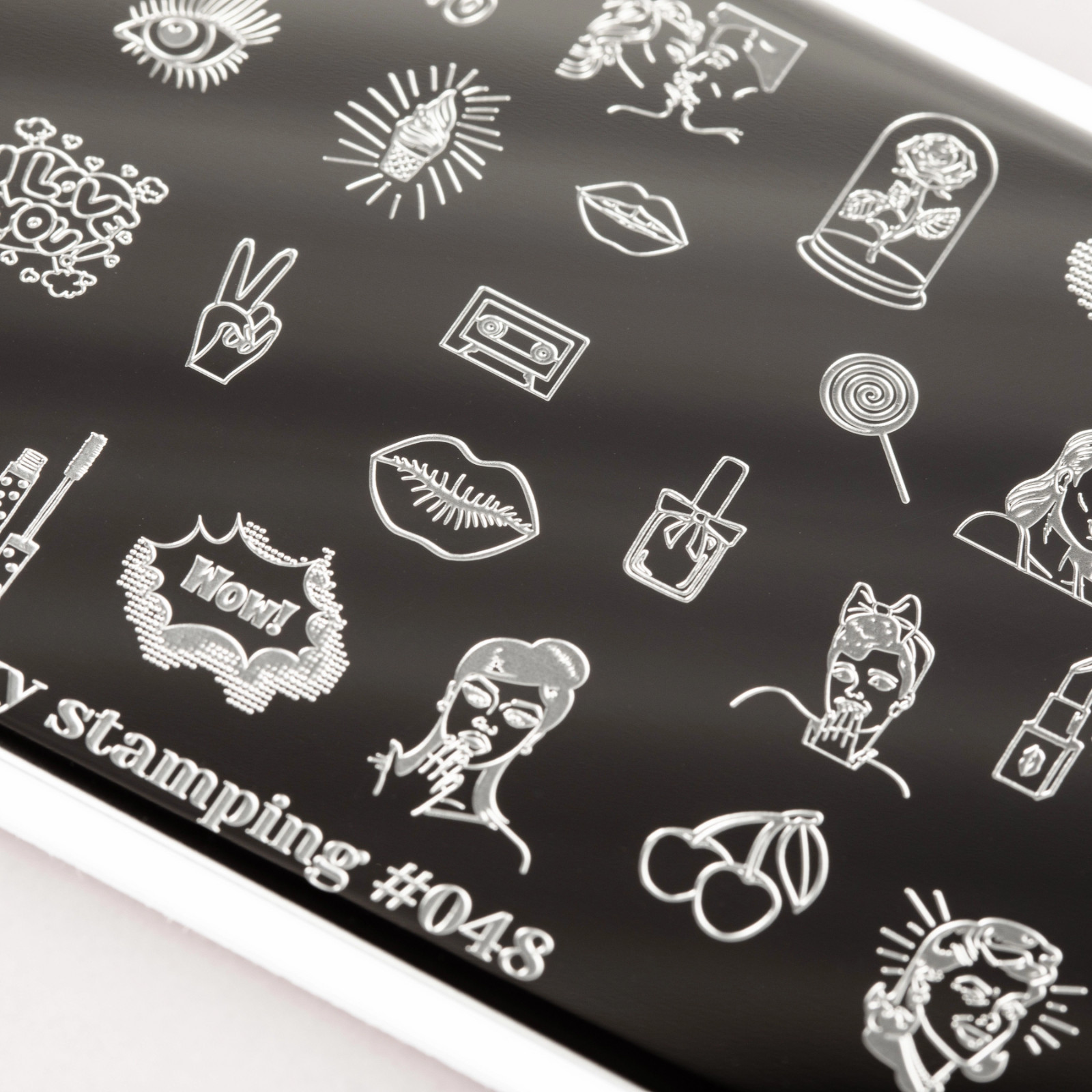 Swanky Stamping People And Lover Nail Stamping Plates 048
