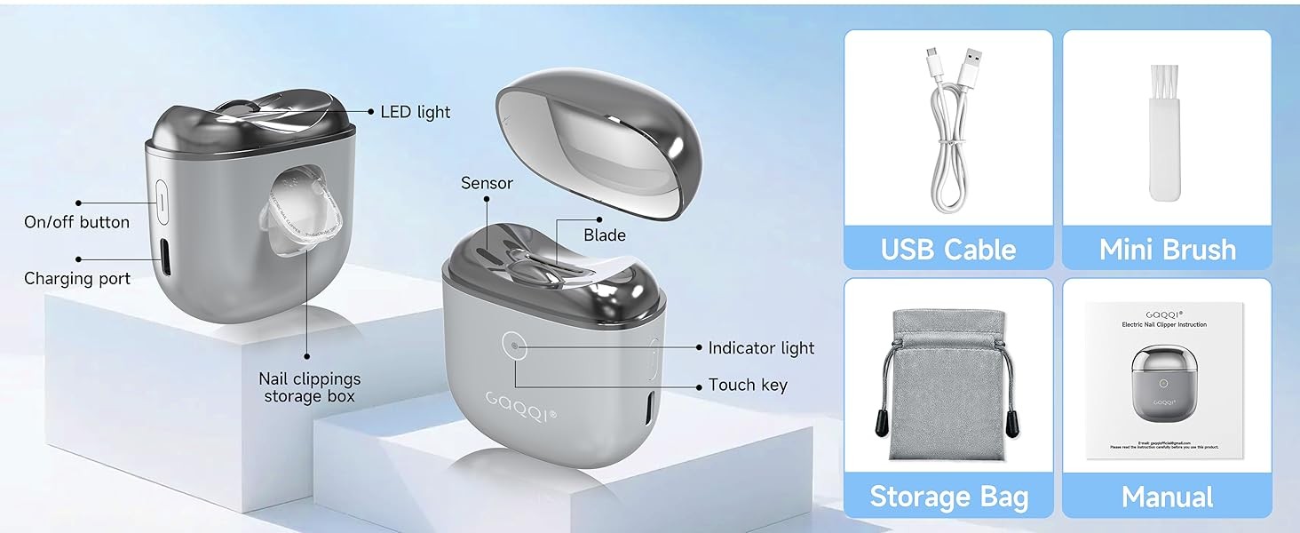 Electric Nail Clipper for Baby Women Men Seniors, 2026 New Smart and