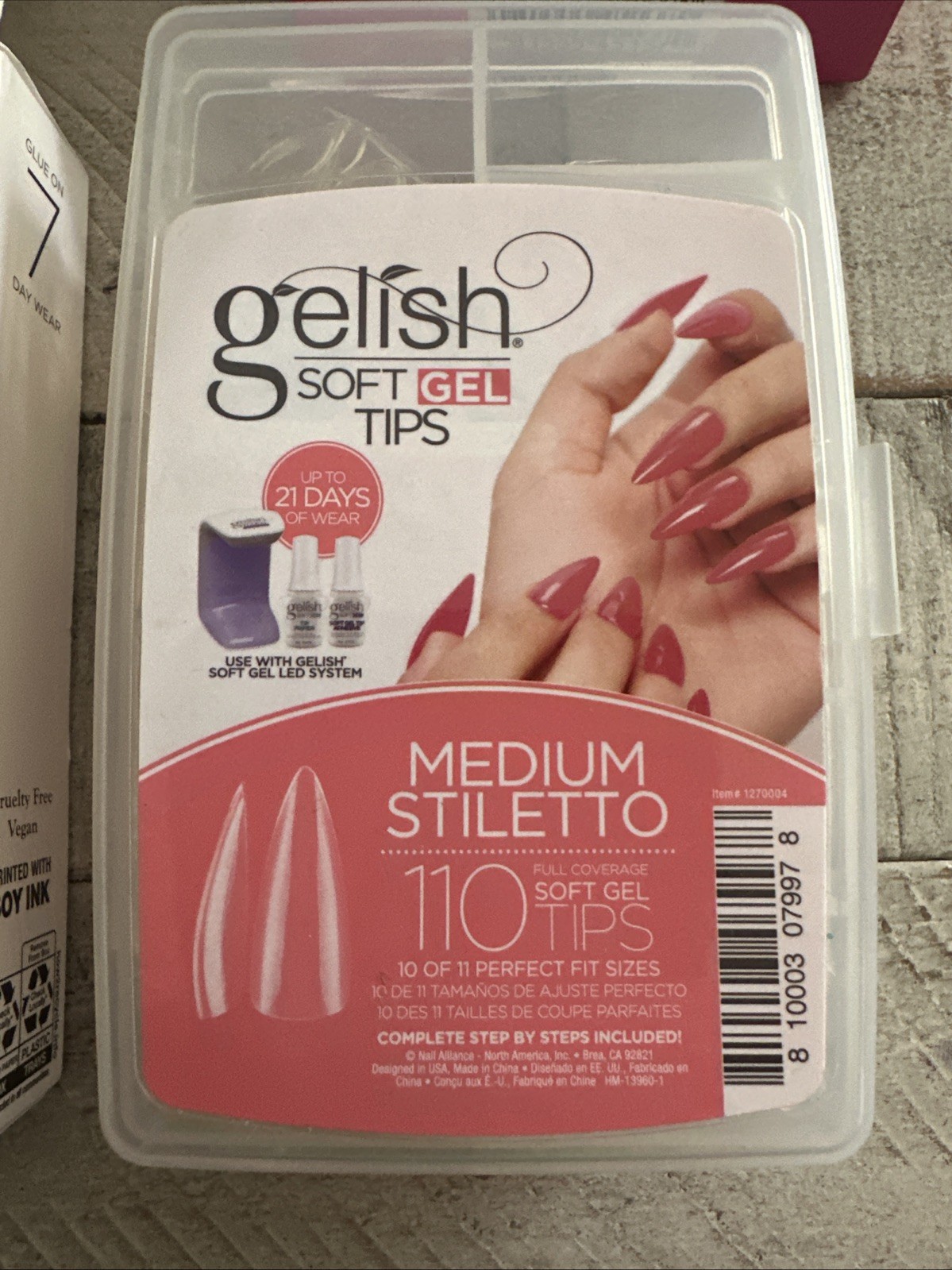 gel Nail lot including Kiss, nail bliss,la girl