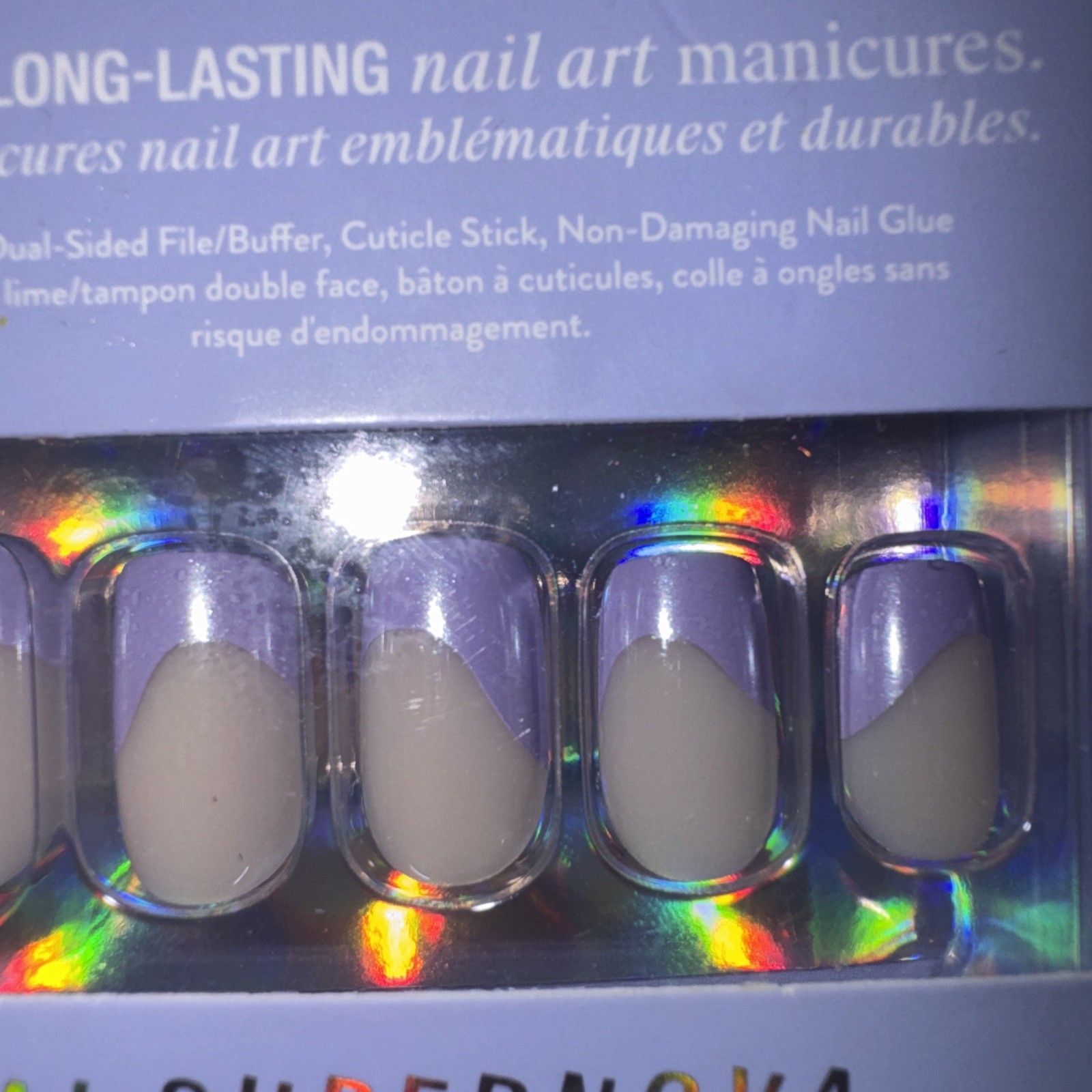 Chillhouse Chill Tips Press-On Fake Nails AI Supernova 24ct – Imperfect Box
