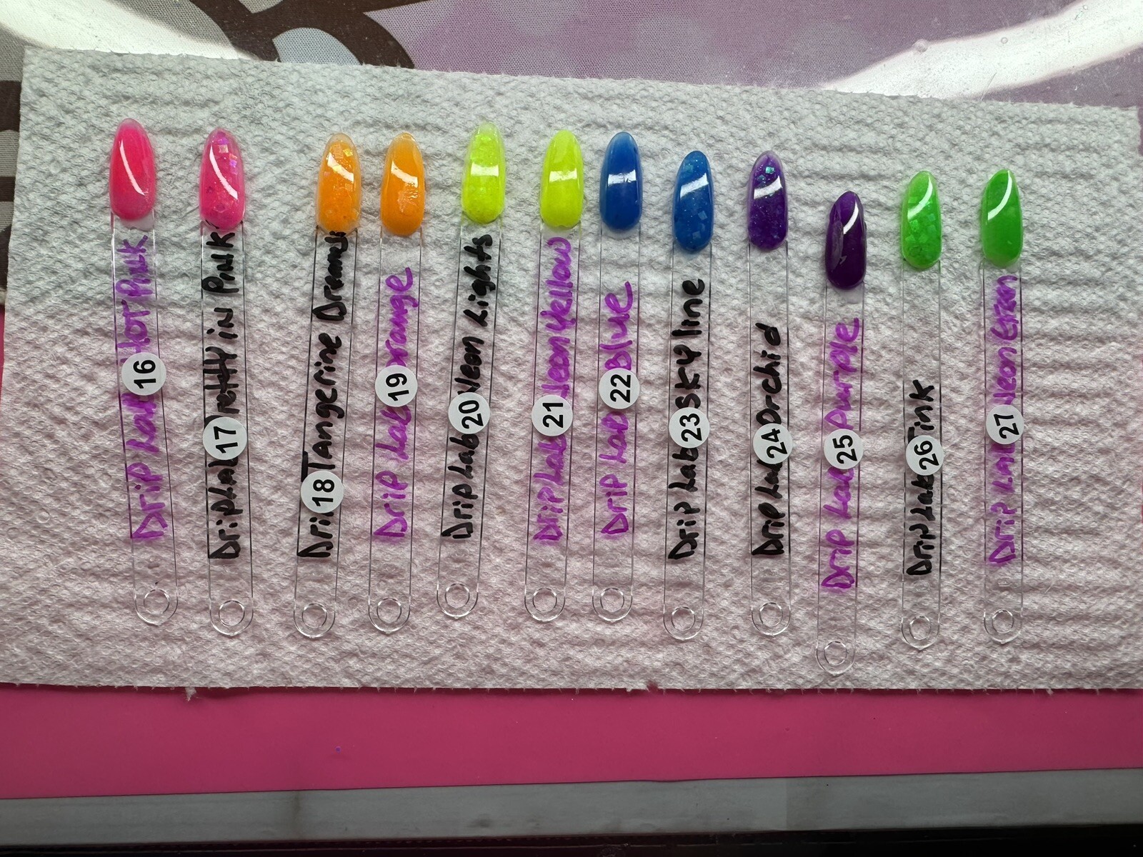 Drip Lab Acryliks Neon Collection Bundles