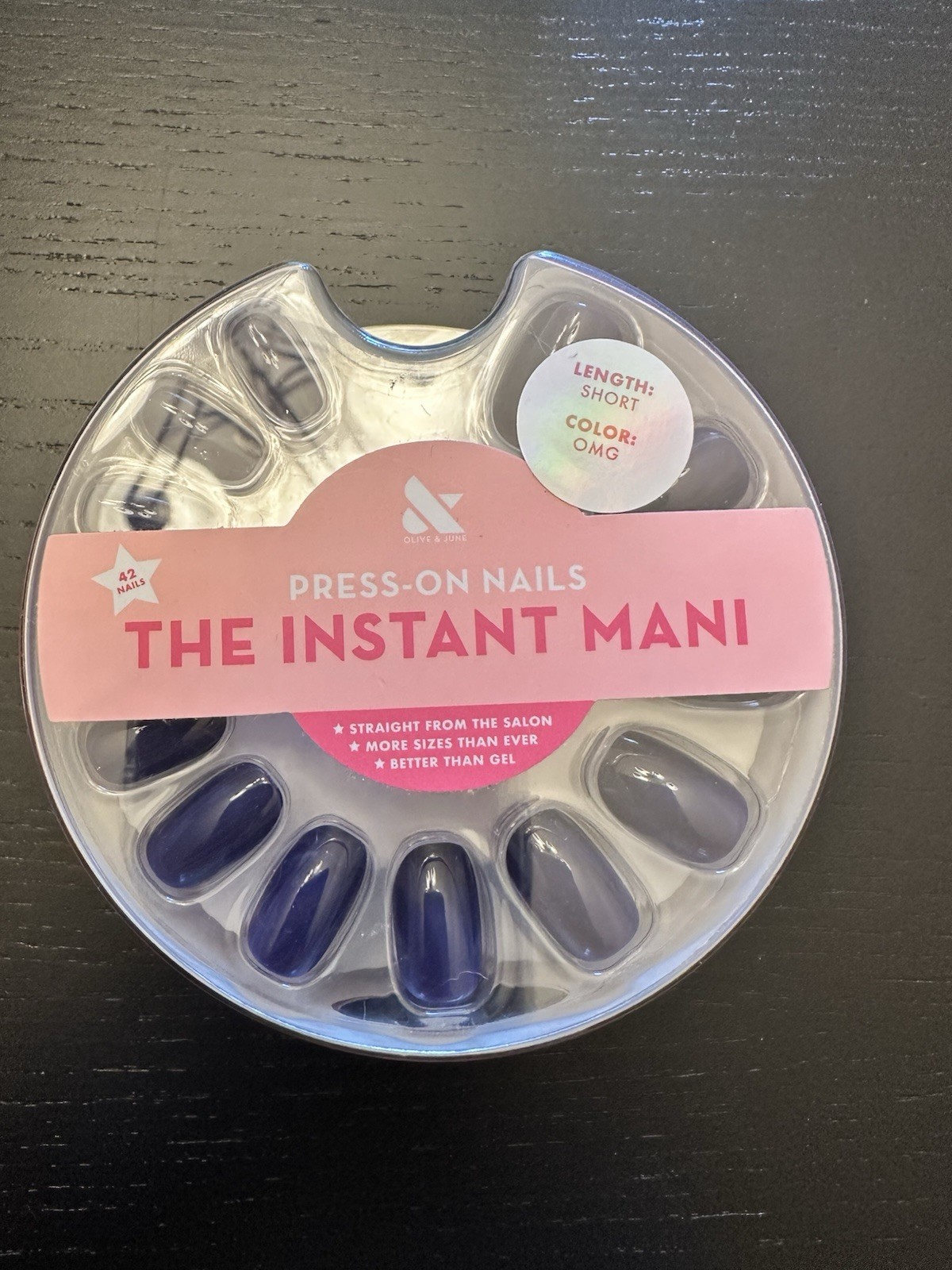 Olive and June Short/Medium Press-On Nails Bundle – Lot of 3