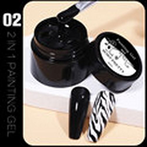 5ml Solid Nail Tips Gel Nail Polish False Fake Nail Tips Transparent Clear Nail