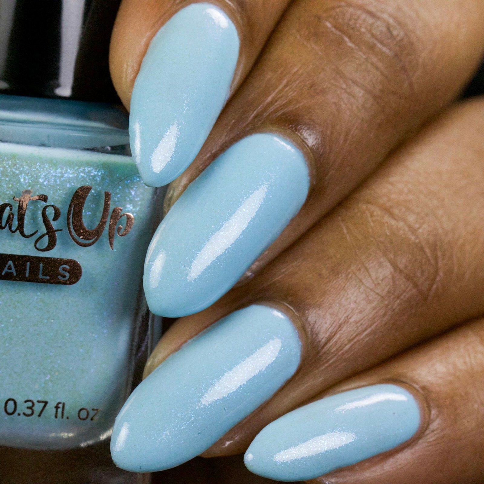 Lost Frost Regular Polish (Light Blue Crelly with Blue Iridescent Shimmer)