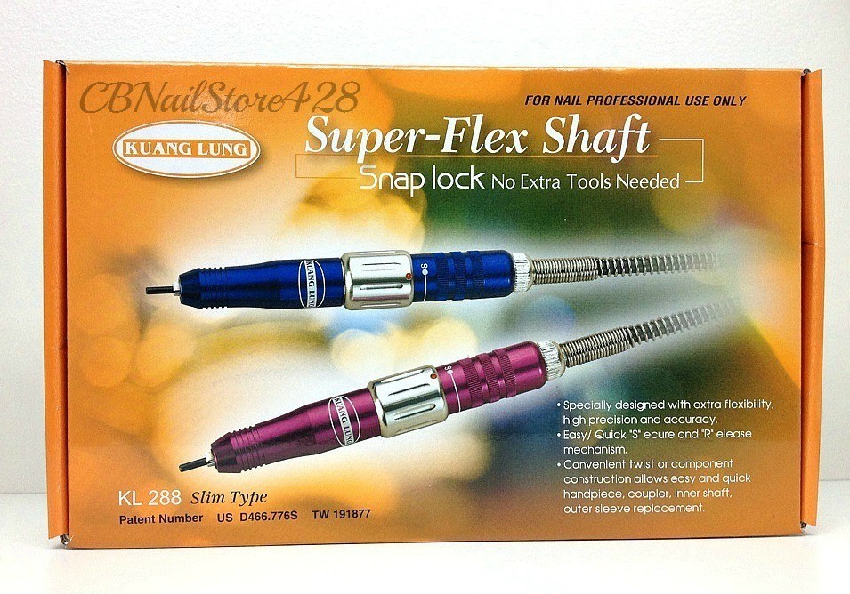 Kuang Lung KL 288 Super Flex Shaft – 3/32″ Shank OR 1/8″ Shank- Pick Your Tool