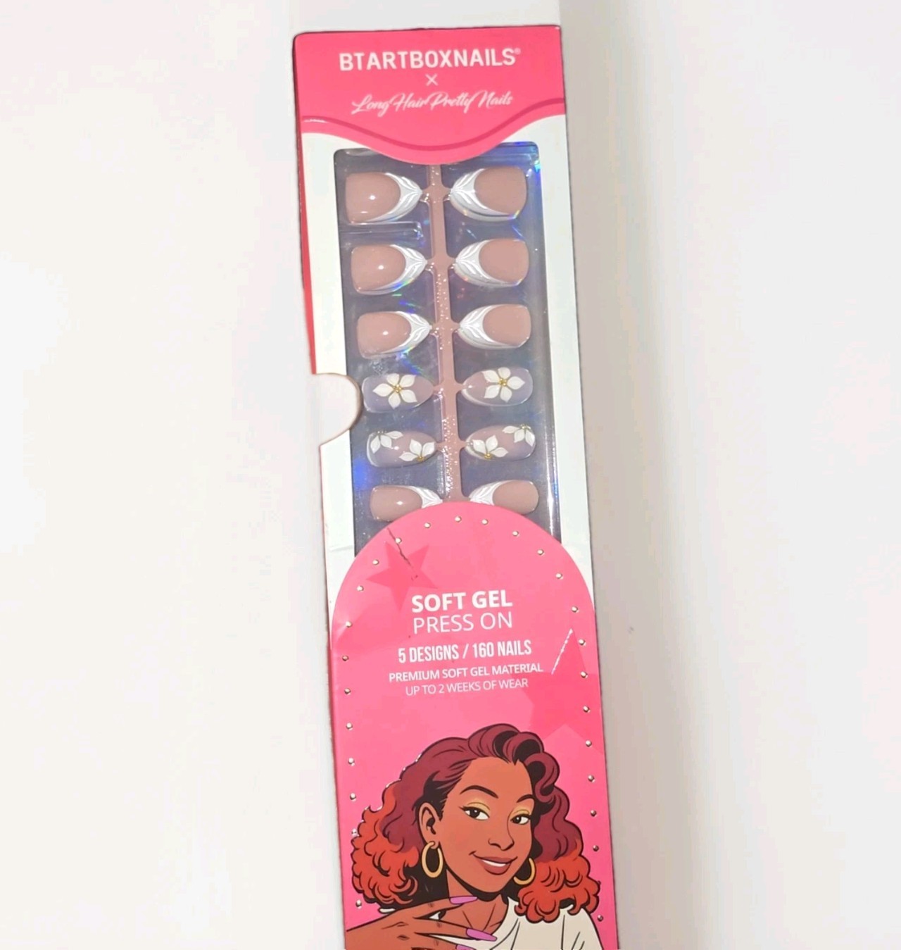 Btartbox x Long Hair Pretty Nails Spring Dream Short Almond Soft Gel Press On