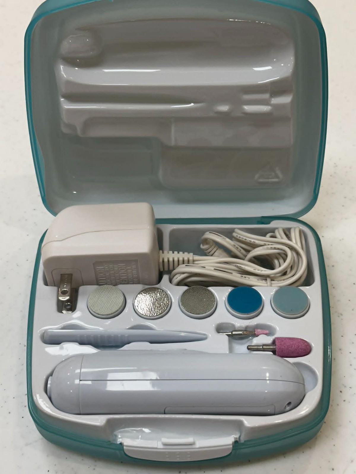 Sharper Image (marked “ConAir”) Nail Care System, Model No v17603 w/ Case