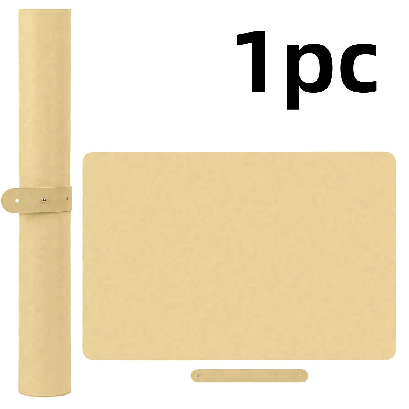 Waterproof Scratch Resistant Nail Art Table Mat Portable PU Foldable Manicure