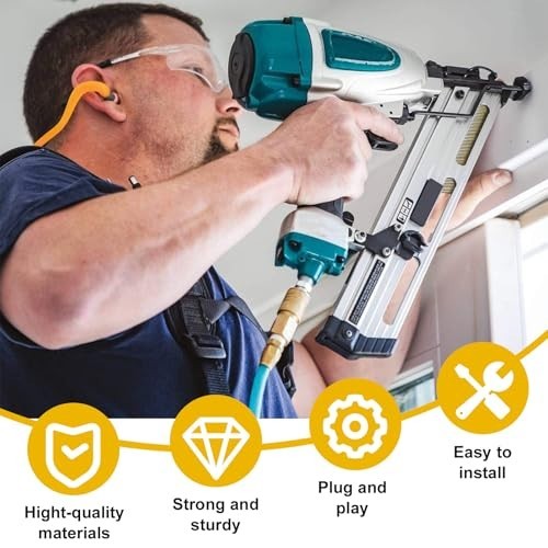 Pneumatic Air Nail Gun Parts – Driver, Bumper, Ribbon Spring, O-Ring Gasket