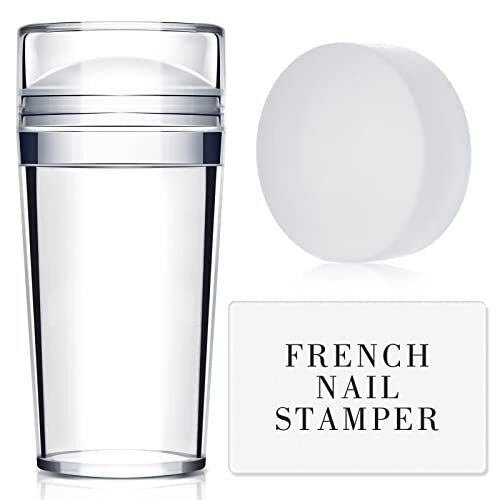 French Nail Stamper – French Tip Nail Tools with Nail Scraper and set A