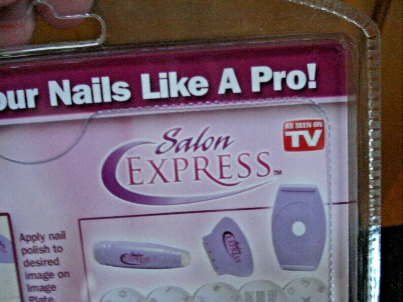 AWESOME 2012 Salon Express Nail Art Stamping Kit AS SEEN ON TV NEW! SEALED!