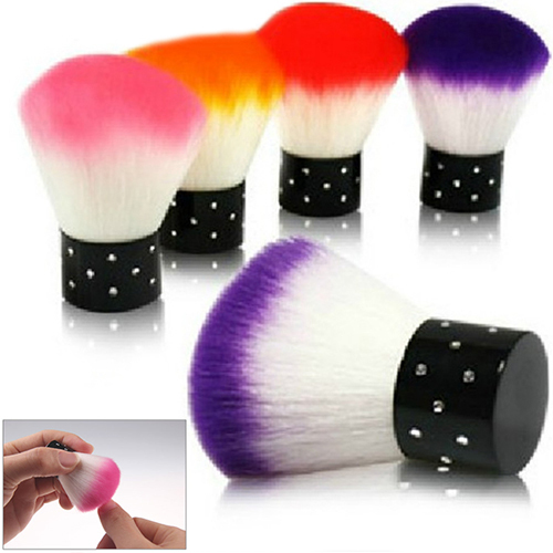 80Pcs/lot Soft Nails Brush Dust Remover Powder Cleaning Manicure Nail Tool Clean