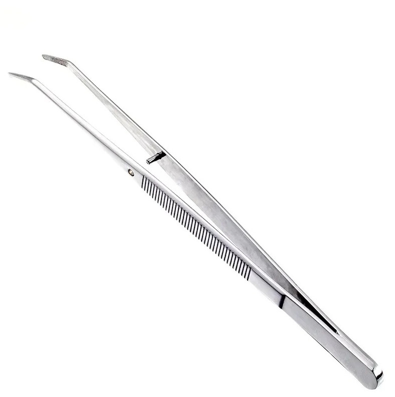 5Pcs Stainless Steel Nail Art Tweezers Set for Rhinestones & Glitter